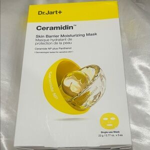 Dr. Jart+ Ceramidin Skin Barrier Moisturizing Mask 5 Pack